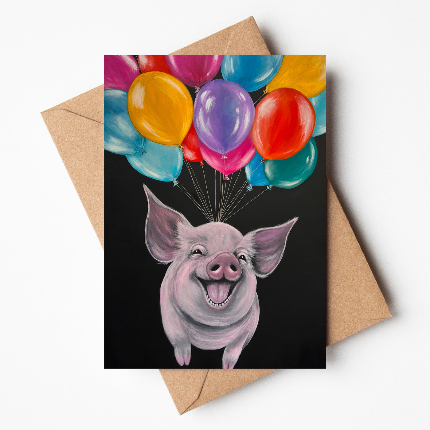 Pigs will Fly Greeting Card