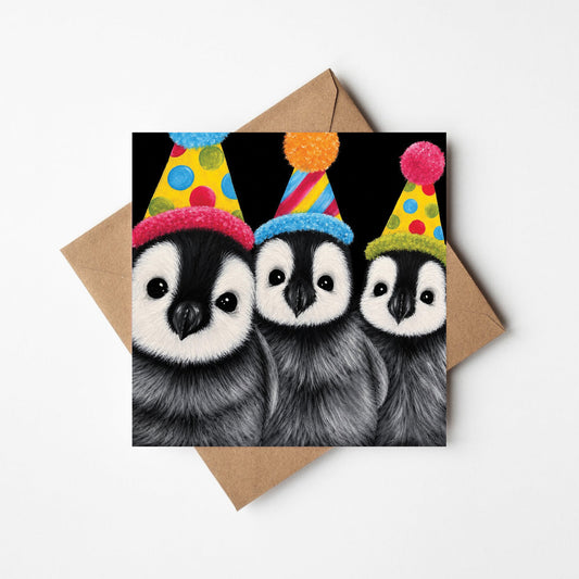 Penguin Party Greeting Card