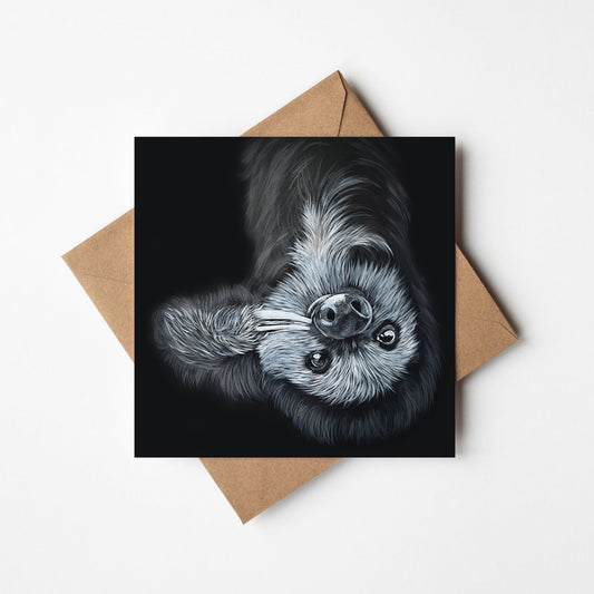 Slothing Around Greeting Card