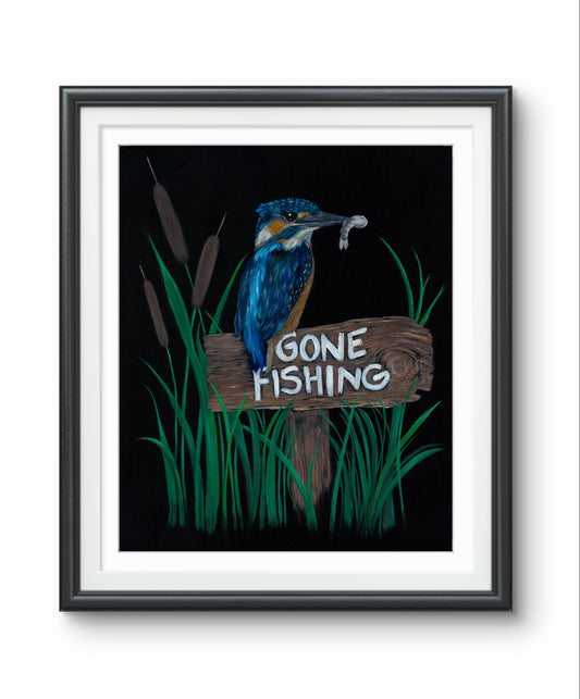 ‘Gone Fishing' - Limited Edition Giclee Print