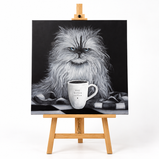 ‘Not Before Coffee’ - Original Painting