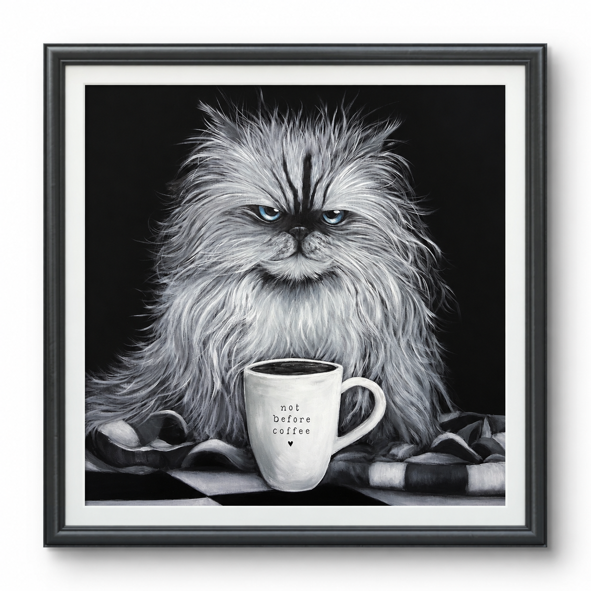 ‘Not Before Coffee’ - Limited Edition Giclee Print